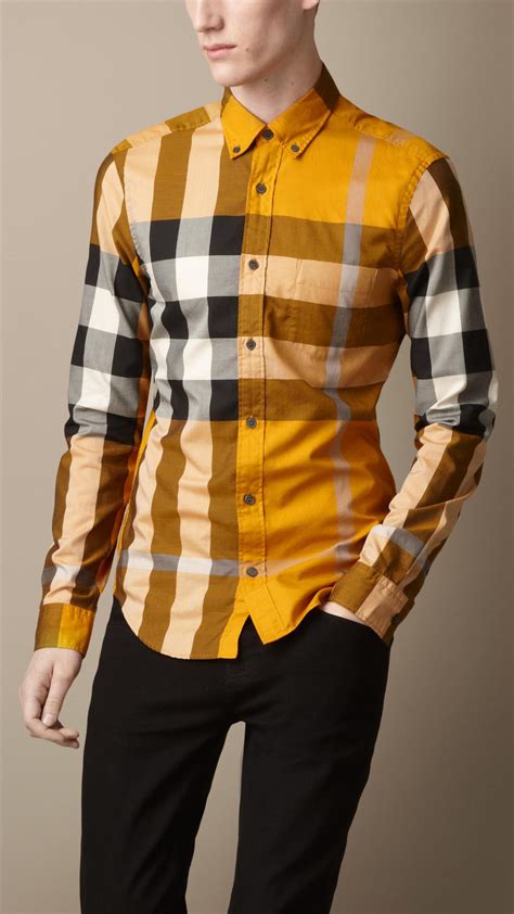 burberry shirts m sale men